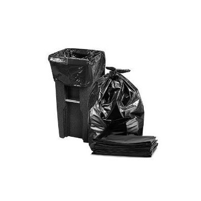 SACO LIXO PLASTICO CLORINES PRETO 100LTS (80x90cm) PACK_10unid.