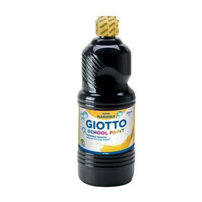 GUACHE LIQUIDO GIOTTO ESCOLAR (LAVAVEL) 1LT PRETO