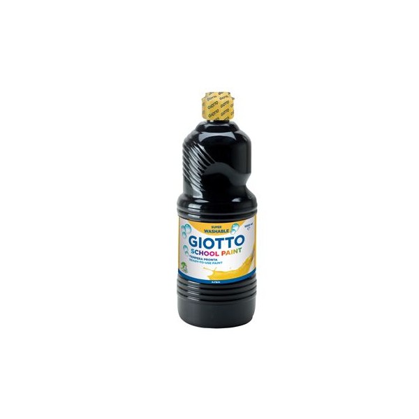 GUACHE LIQUIDO GIOTTO ESCOLAR (LAVAVEL) 1LT PRETO