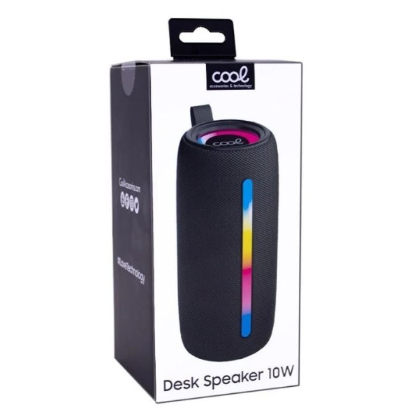 COLUNA PORTATIL COOL DESK SPEAKER 10W - PRETO