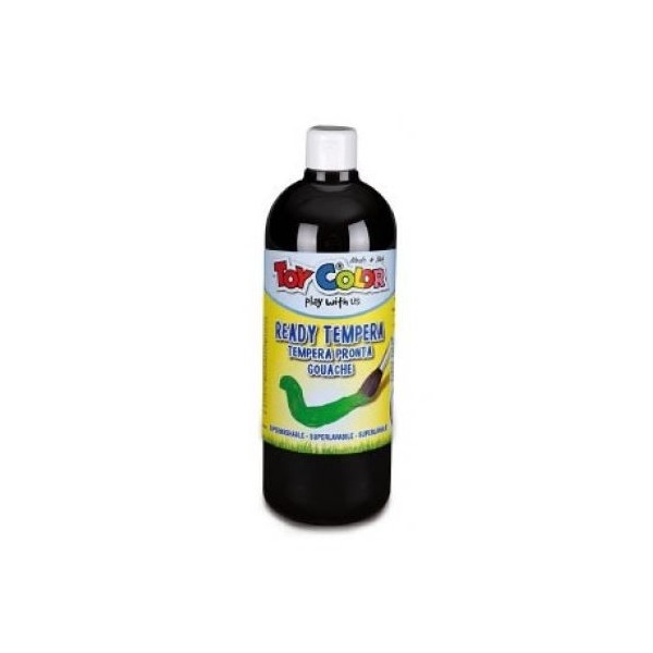 GUACHE LIQUIDO PRONTO TOY COLOR 1LT PRETO