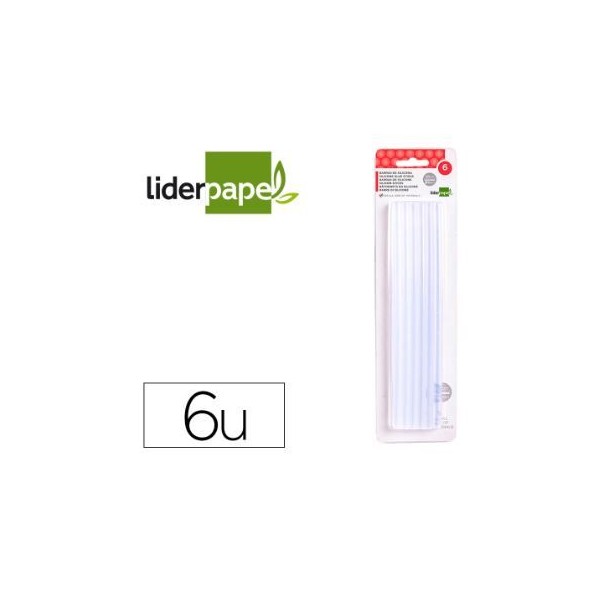 BLISTER C/ 6 x RECARGAS EM BARRAS  "LP"  11/12mm X 20 cm  P/ PISTOLA COLA QUENTE