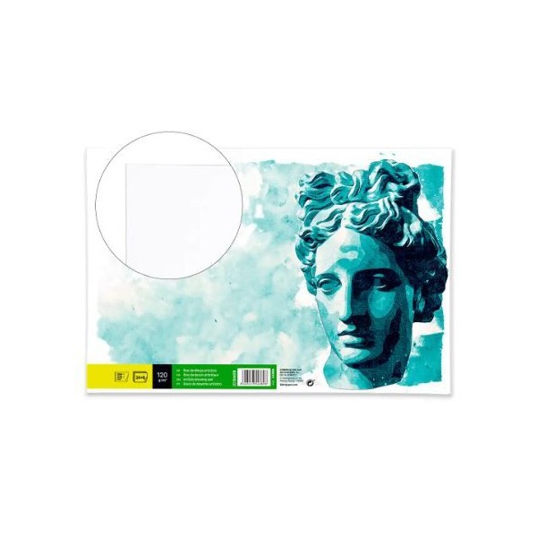 BLOCO DESENHO / PAPEL CAVALINHO S/ESQ. A2 30FLS 120GR.