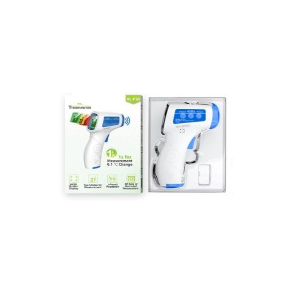 TERMOMETRO CONTACLESS MEDIÇAO TEMPERATURA CORPORAL E AMBIENTE