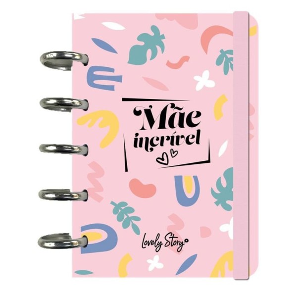 CADERNO INTELIGENTE A5 PAUTADO LOVELY STORY 100gr. 100FLS