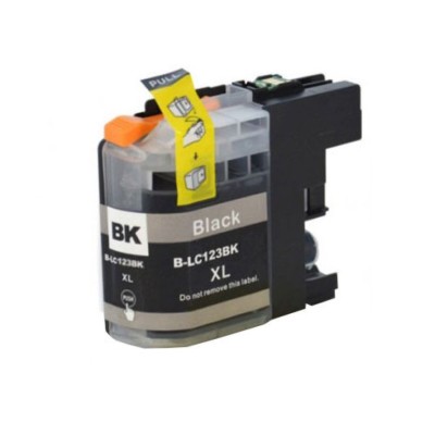 TINTEIRO COMPATIVEL C/ BROTHER LC123 PRETO