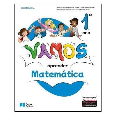 Livro VAMOS aprender Matemática - 1.º Ano Manual 2025