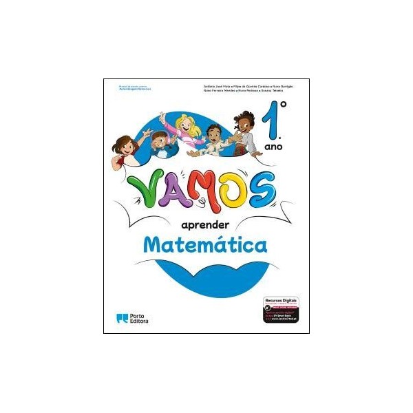 Livro VAMOS aprender Matemática - 1.º Ano Manual 2025