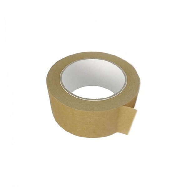 ROLO FITA COLA LARGA 50MT x 48MM PAPEL KRAFT CASTANHO CLARO