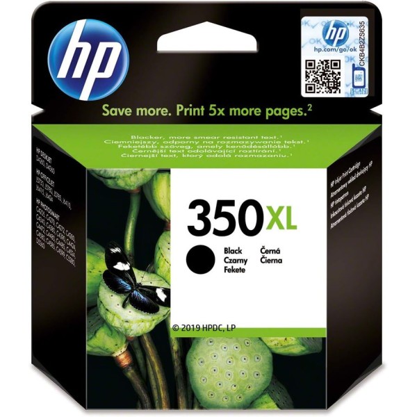 TINTEIRO HP 350XL PRETO ORIGINAL