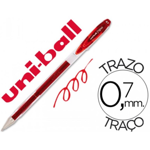 ESFEROGRAFICA UNIBALL SIGNO GEL STICK UM-120 0,7mm VERMELHO