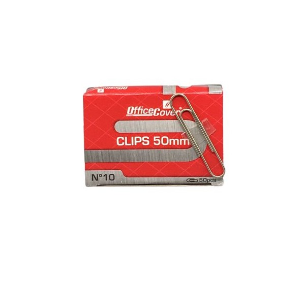 CLIPS OFFICE COVER Nº10 50mm CAIXA 50unid.