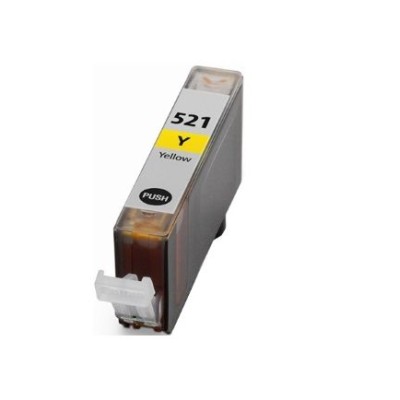 TINTEIRO COMPATIVEL C/ CANON CLI521 AMARELO