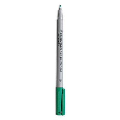 MARCADOR (NAO PERMANENTE) STAEDTLER LUMOCOLOR  0,6MM F VERDE