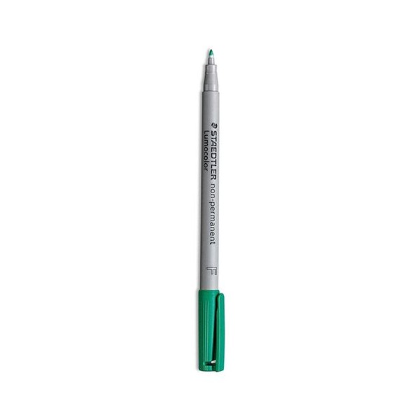 MARCADOR (NAO PERMANENTE) STAEDTLER LUMOCOLOR  0,6MM F VERDE