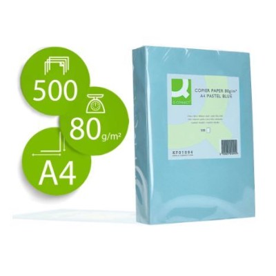 RESMA PAPEL FOTOCOPIA QC A4 80GR. AZUL CELESTE (KF01094)