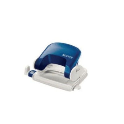 FURADOR LEITZ 5038 C/ REGUA 16FLS AZUL
