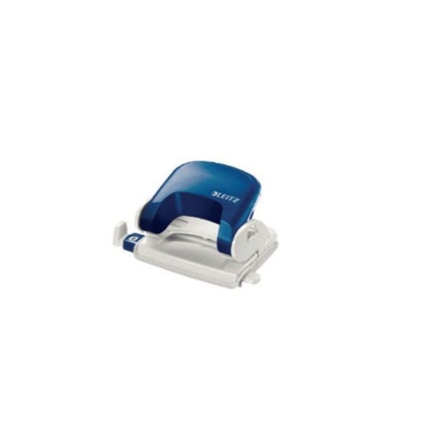 FURADOR LEITZ 5038 C/ REGUA 16FLS AZUL