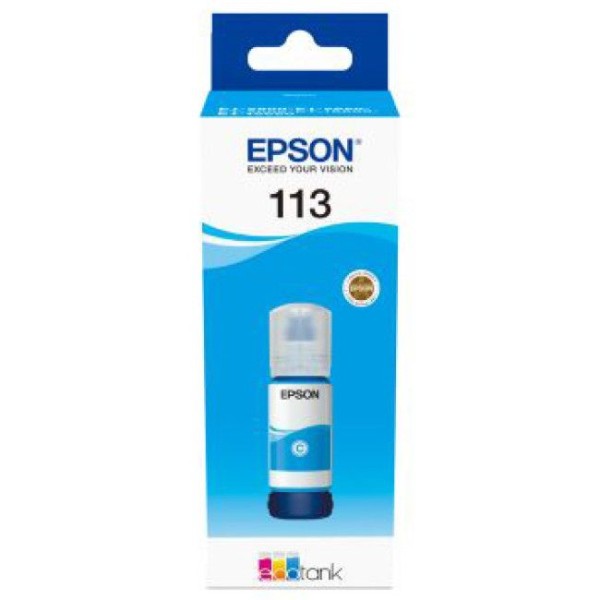 TINTEIRO EPSON ECOTANK Nº113 CYAN 70ML 6k ORIGINAL