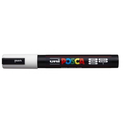 MARCADOR UNIBALL POSCA PC5M 1,8mm BRANCO