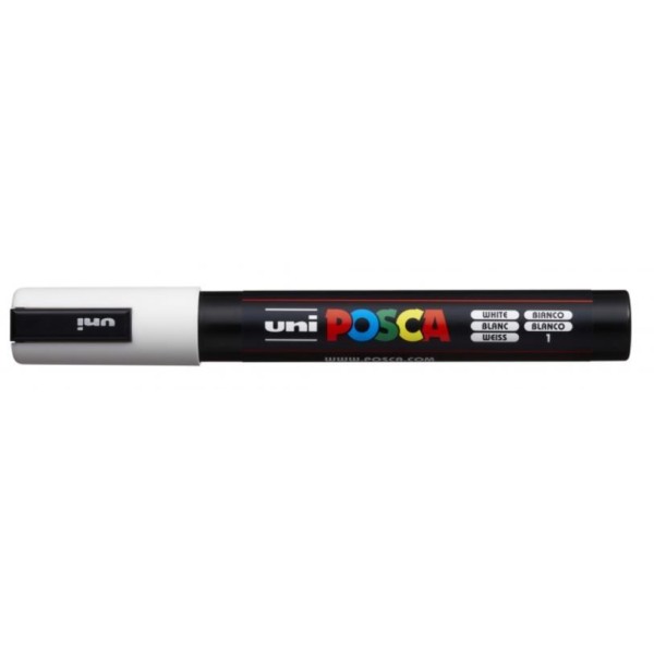 MARCADOR UNIBALL POSCA PC5M 1,8mm BRANCO