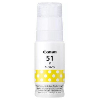 TINTEIRO ECOTANK CANON GI51Y 70ML AMARELO 7.7K ORIGINAL