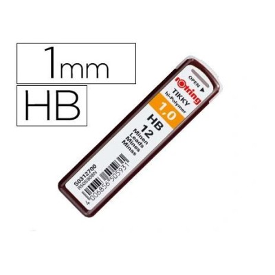 MINAS ROTRING 0.9/1mm "HB" 12unid.