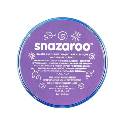 PINTURA FACIAL SNAZAROO CLASSIC 18ML LILAS