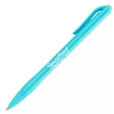 ESFEROGRAFICA RETRATIL NEWPEN SENSATIONS - PERFUMADA  MENTA - AZUL CLARO