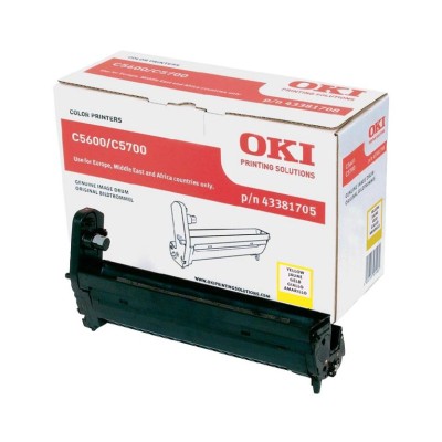 TAMBOR OKI C5600 AMARELO ORIGINAL