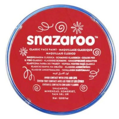 PINTURA FACIAL SNAZAROO CLASSIC 18ML VERMELHO