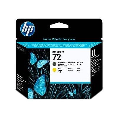 CABEÇA DE IMPRESSAO HP C9384 Nº72 PRETO MATE + AMARELO ORIGINAL