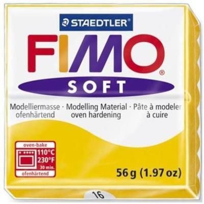 PASTA MODELAR FIMO SOFT 56/57gr. AMARELO 16