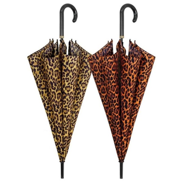 GUARDA CHUVA AUTOMATICO LEOPARDO PERLETTI 61CM SORTIDO