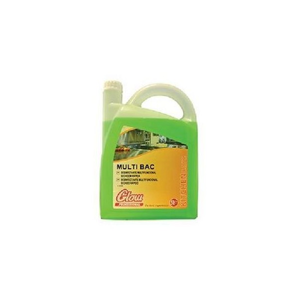 DESINFECTANTE MULTIFUNCIONAL DE SECAGEM RAPIDA GLOW 5L