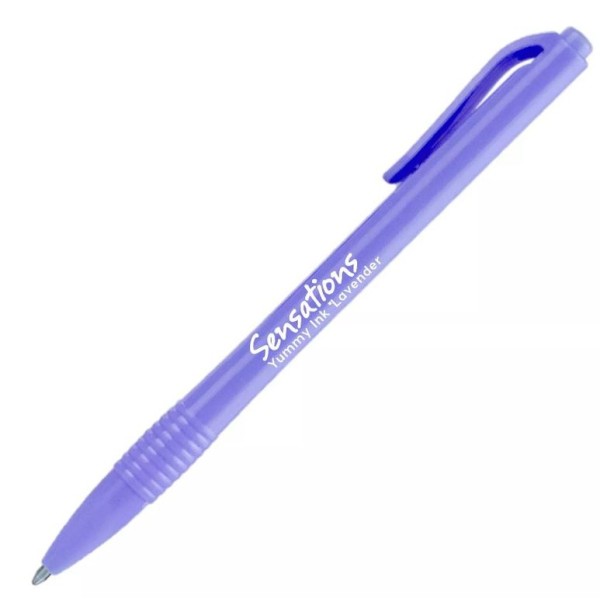 ESFEROGRAFICA RETRATIL NEWPEN SENSATIONS - PERFUMADA  LAVANDA