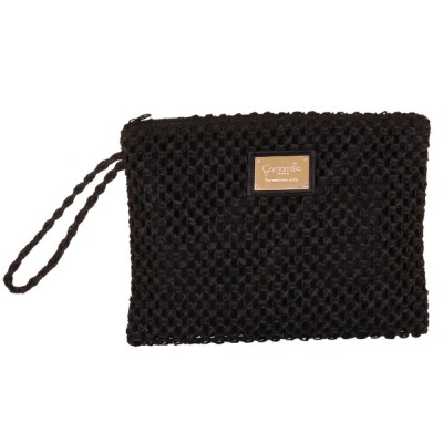 BOLSA CAMOMILLA SUMMER CROCHET 20x26x1.5cm CORES SORTIDAS