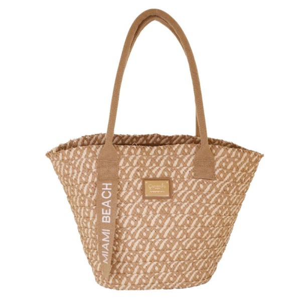 MALA CAMOMILLA SUMMER MIAMI CREME 28x43x14cm
