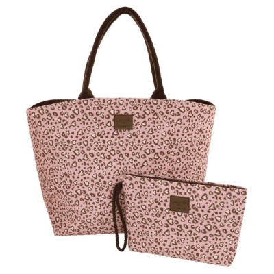 MALA + BOLSA CAMOMILLA SUMMER LEO ROSA 37x51x15cm