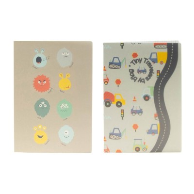 CADERNO AGRAFADO CAPA PLASTICA ANCOR B´LOG PLAY ME A5 90gr. 48FLS QUADRICULADO SORTIDO 