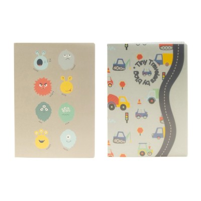 CADERNO AGRAFADO CAPA PLASTICA ANCOR B´LOG PLAY ME A5 90gr. 48FLS PAUTADO SORTIDO 