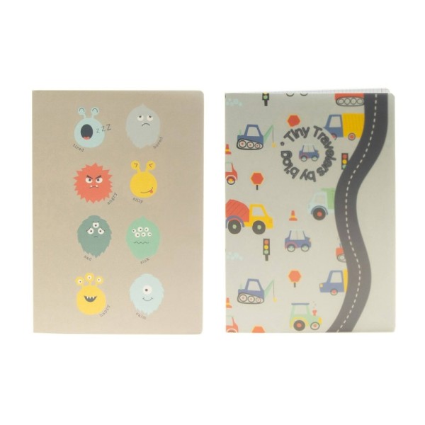 CADERNO AGRAFADO CAPA PLASTICA ANCOR B´LOG PLAY ME A4 90gr. 48FLS QUADRICULADO SORTIDO 