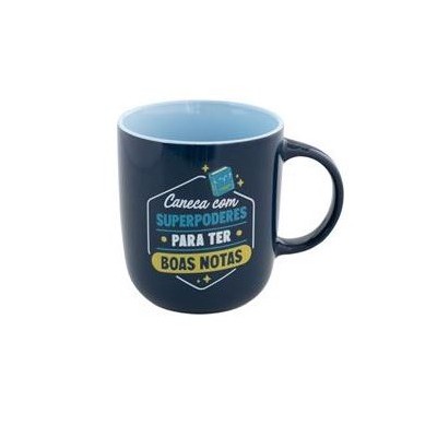 CANECA MR WONDERFUL 370ML - CANECA COM SUPERPODERES PARA TER BOAS NOTAS