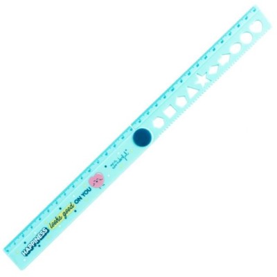 REGUA DOBRAVEL 30CM MR WONDERFUL - HAPPINESS LOOKS GOOD ON YOU 