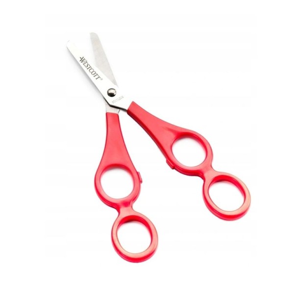TESOURA INICIAÇAO 18CM C/ PEGA CONTROLO DUPLO