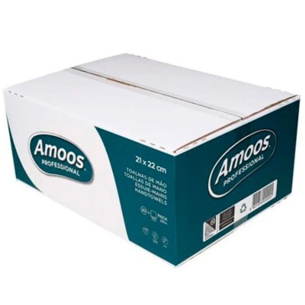 CAIXA C/ 20 MAÇOS - TOALHAS MAO ZIG ZAG LAMINADA FOLHA DUPLA - AMOOS