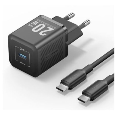 CARREGADOR P/ SMARTPHONE VENTION 1x USB-C 20W C/ CABO 1MT 