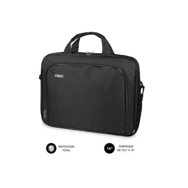 MALA PARA PORTATIL NOTEBOOK 15.6" SUBBLIM OXFORD - PRETA 