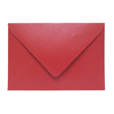 ENVELOPE METALIZADO SIMPLY METALLIC VERMELHO C6 120x175mm 