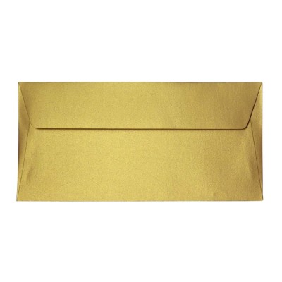 ENVELOPE METALIZADO SIMPLY METALLIC LUXUS DOURADO DL 110x220mm 